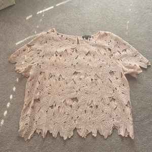 Pink floral top
